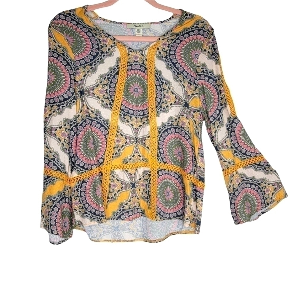 Ella Moon Bell Sleeve Blouse